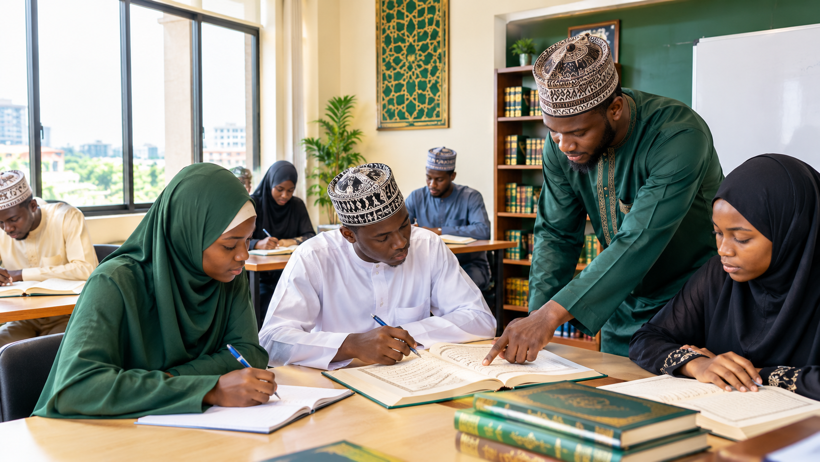Quran and Arabic learning in a Ghanaian classroom